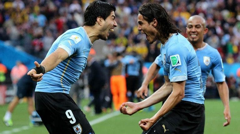 Cavani y Suárez