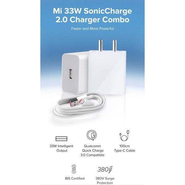 Xiaomi Mi 33 W SonicCharge 2.0 Charger