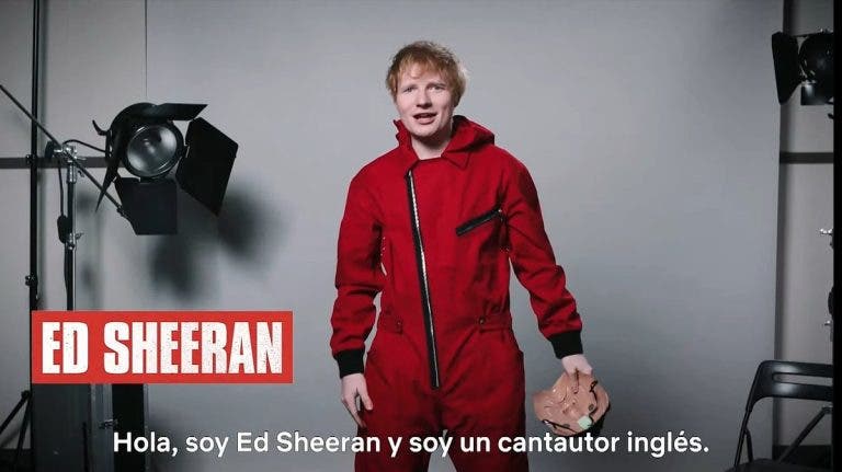 Casa Papel Ed Sheeran