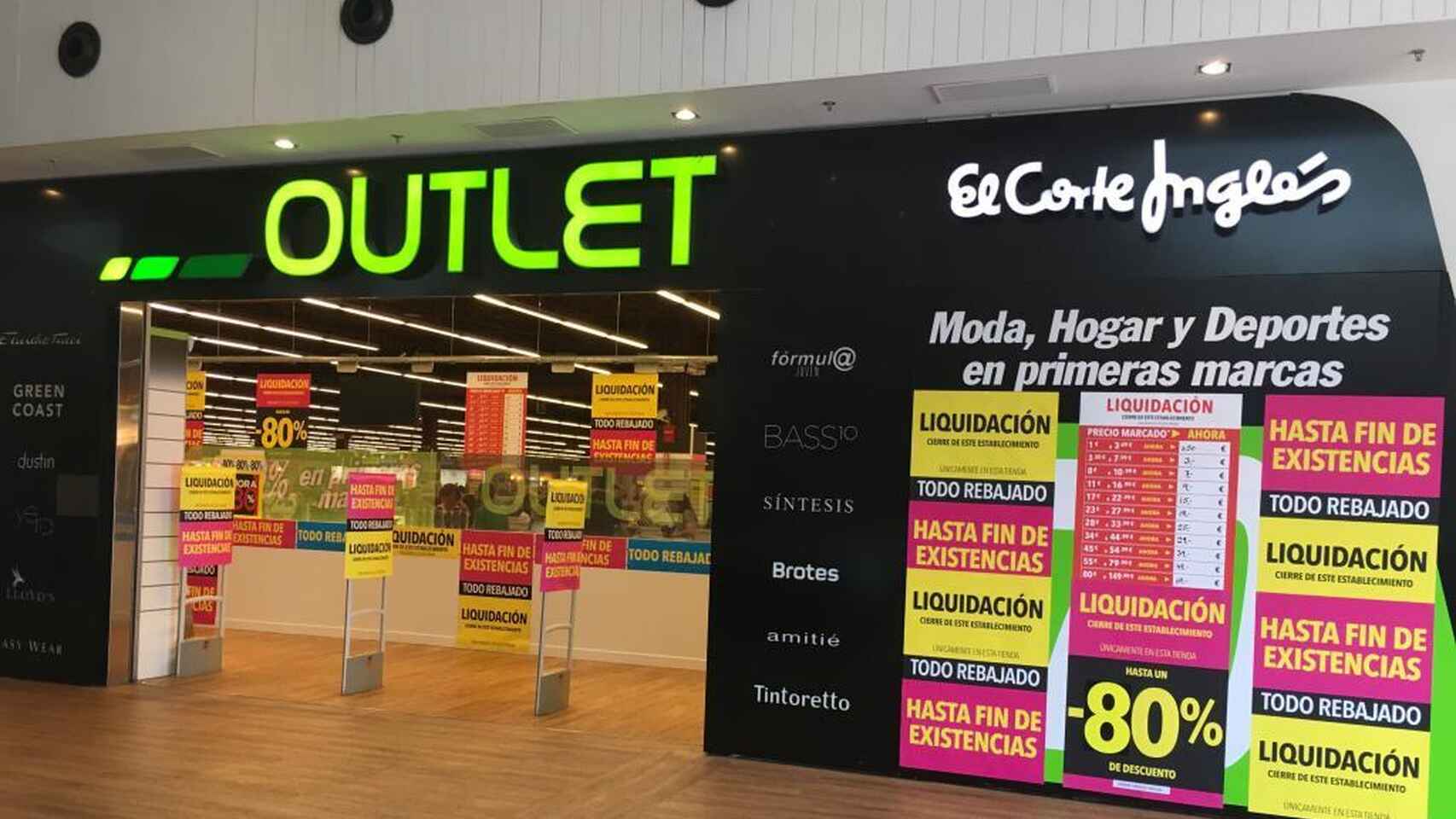 outlet Corte Inglés