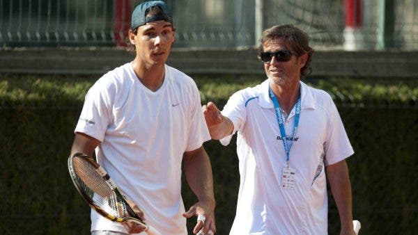 Rafa Nadal y su entrenador Francis Roig se preparan para Wimbledon