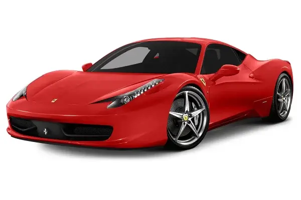 El coche Ferrari de Nadal
