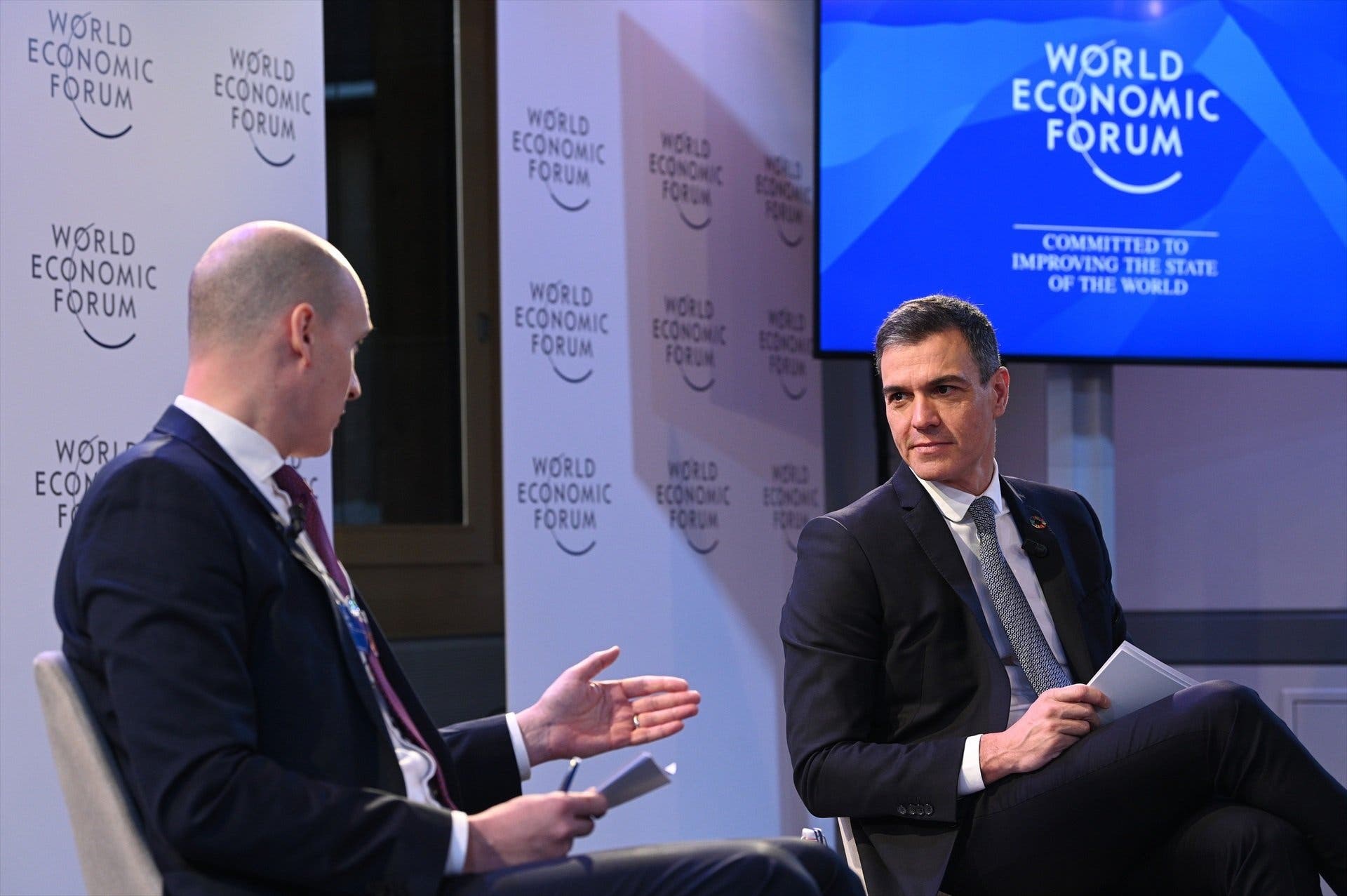 Pedro Sánchez World Economic Forum