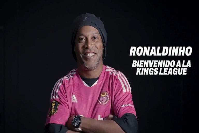 Ronaldinho estará en la Kings League