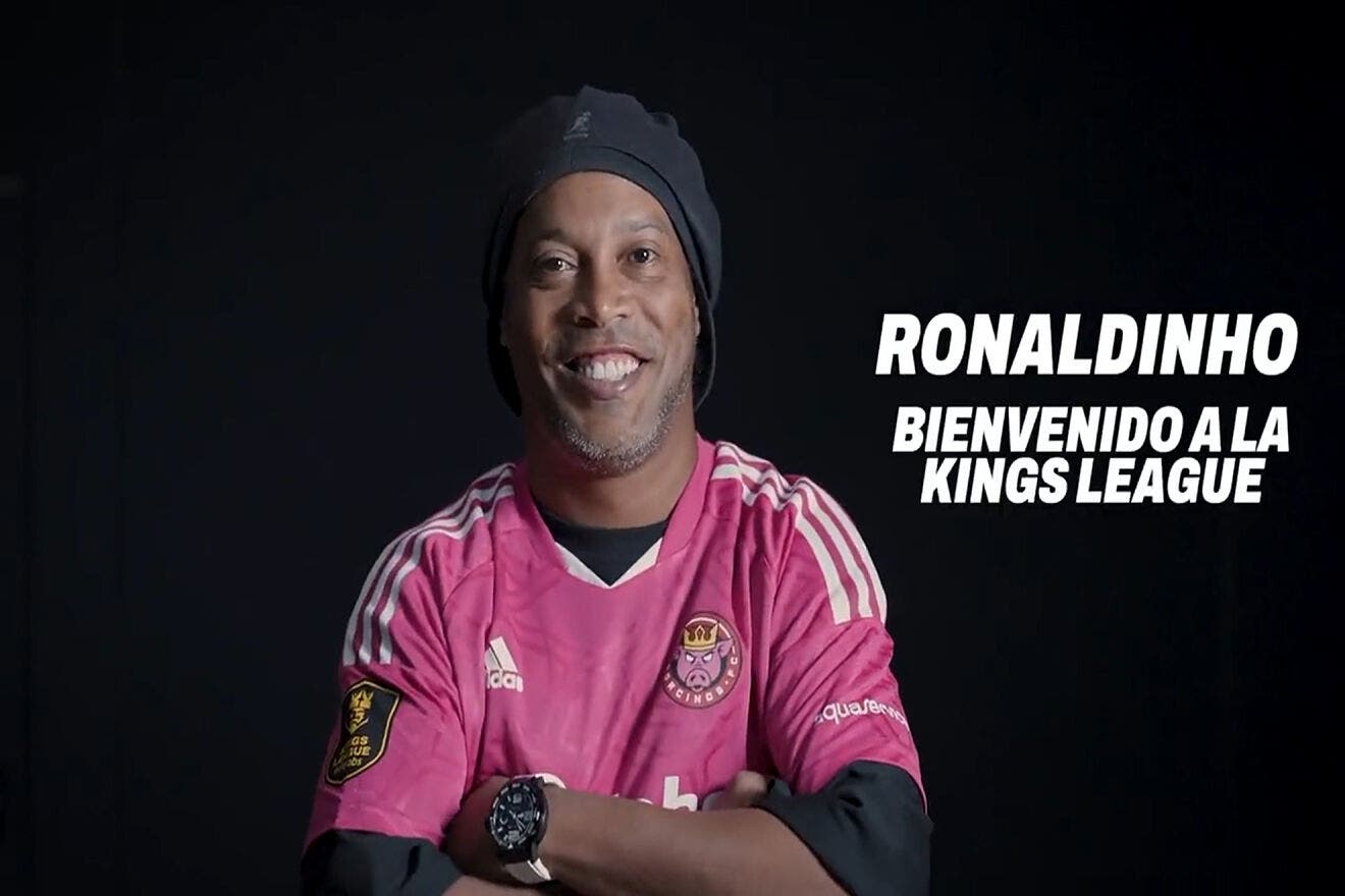 Ronaldinho estará en la Kings League