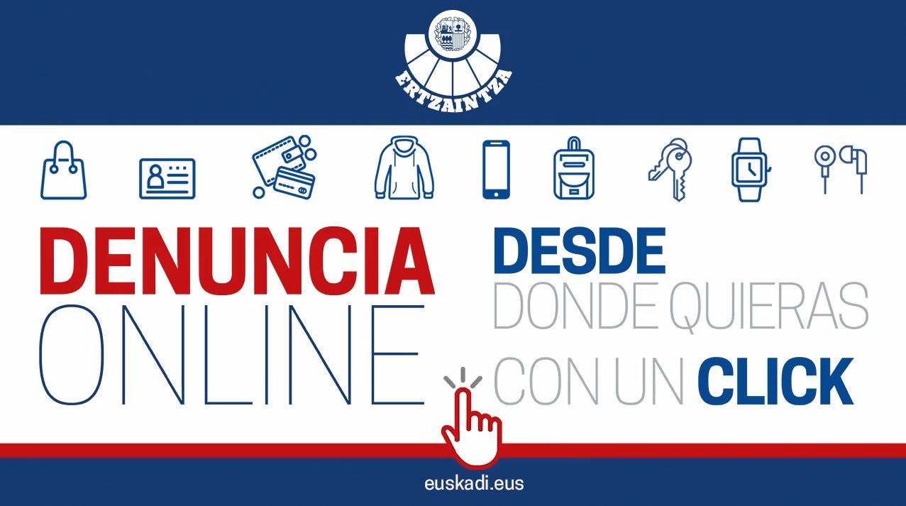 denuncia online ertzaintza