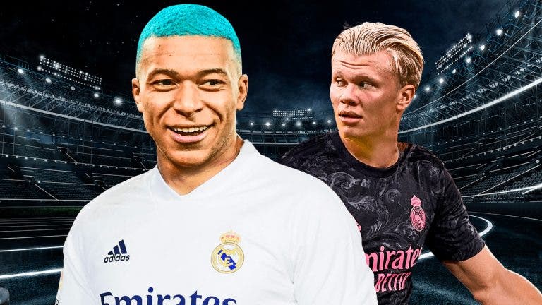 Haaland y Mbappé Madrid