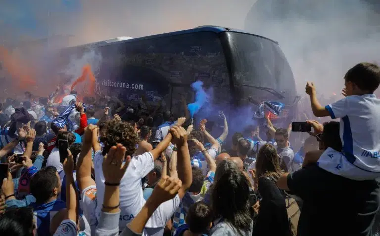 autobús deportivo de La Coruña