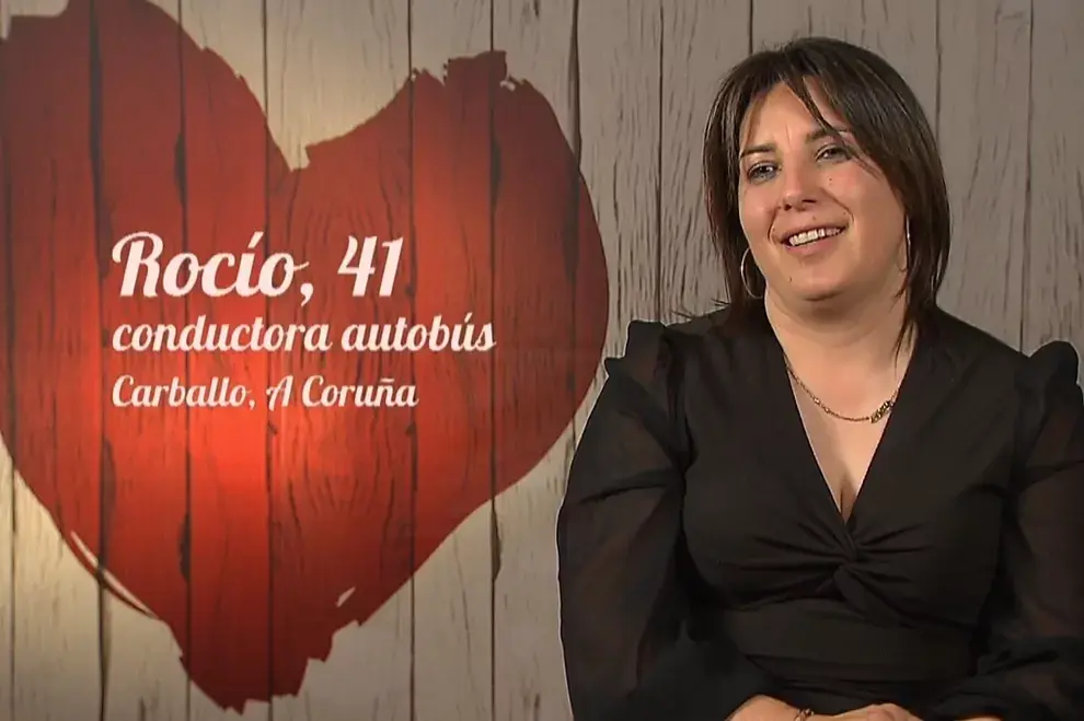 Rocío durante su entrevista en el segmento "Rocío First Dates".