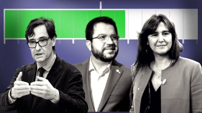 Tres líderes de ERC en una imagen representativa.