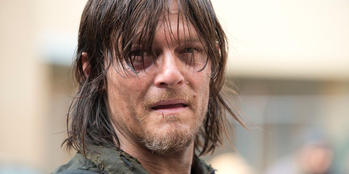 Retrato de Daryl de "The Walking Dead" en una de sus temporadas anteriores.