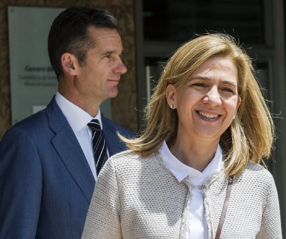 Iñaki Urdangarin y la infanta Cristina juntos en una imagen referencial antes de su divorcio.