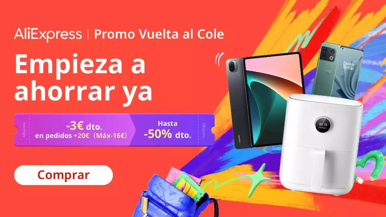 Logo de AliExpress destacando las Ofertas AliExpress.