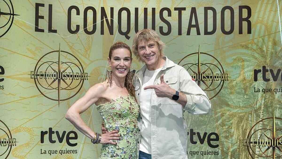 Raquel Sánchez Silva y Juan Iantzi juntos para 'El Conquistador'.