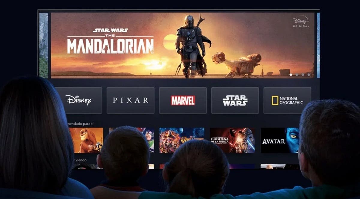 Icono de Disney+ destacando su prominente diseño en el mundo del streaming.