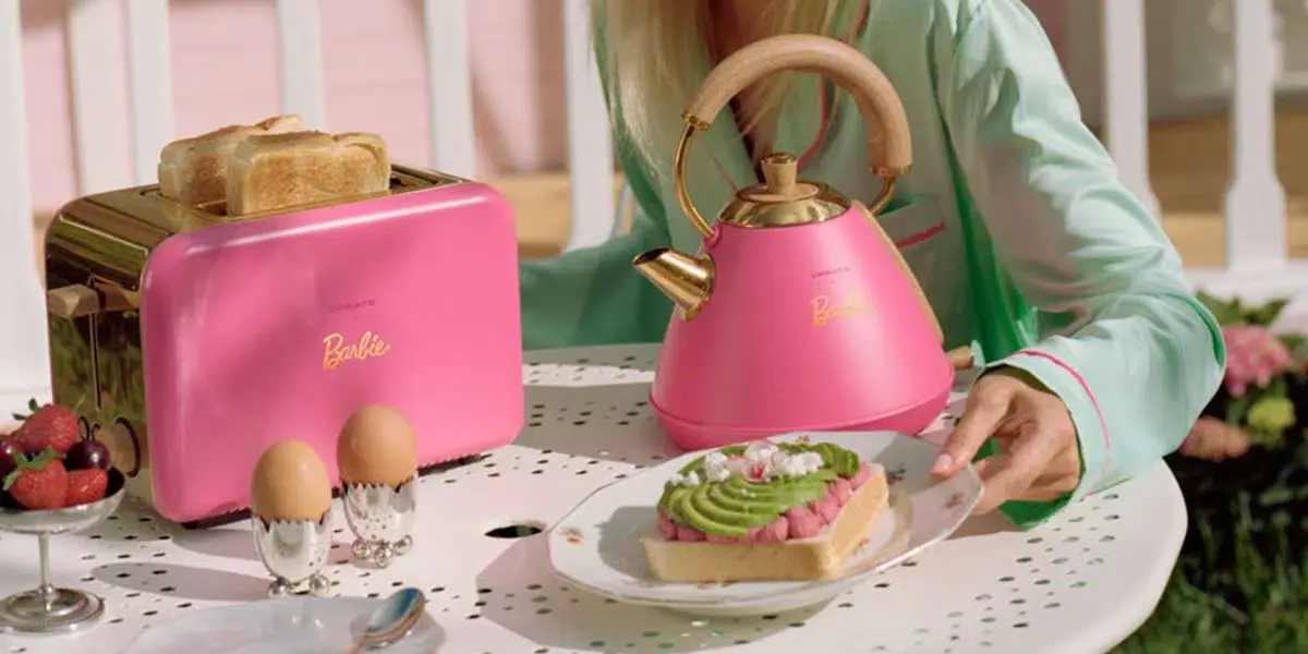 Create aprovecha el tirón de Barbie para lanzar gana pink de  electrodomésticos: hasta gofrera