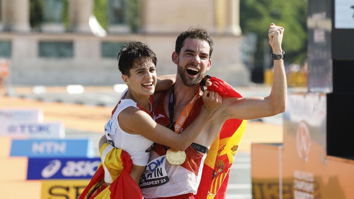 María Pérez y Álvaro Martín hacen historia en el atletismo español