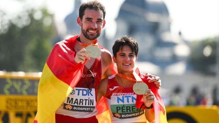 María Pérez y Álvaro Martín hacen historia en el atletismo español
