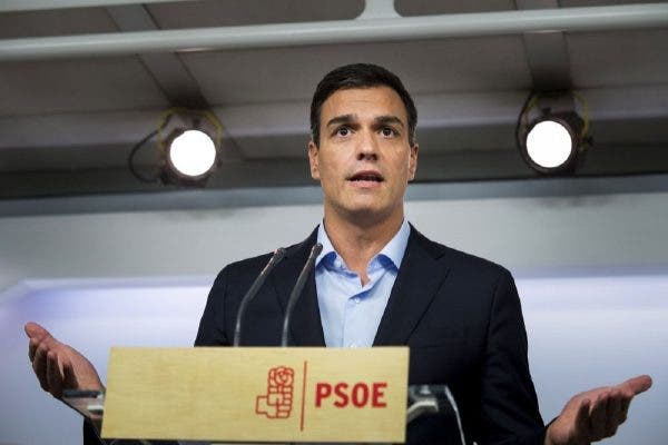 Imagen de Pedro Sánchez con relación al tema del escaño Madrid.