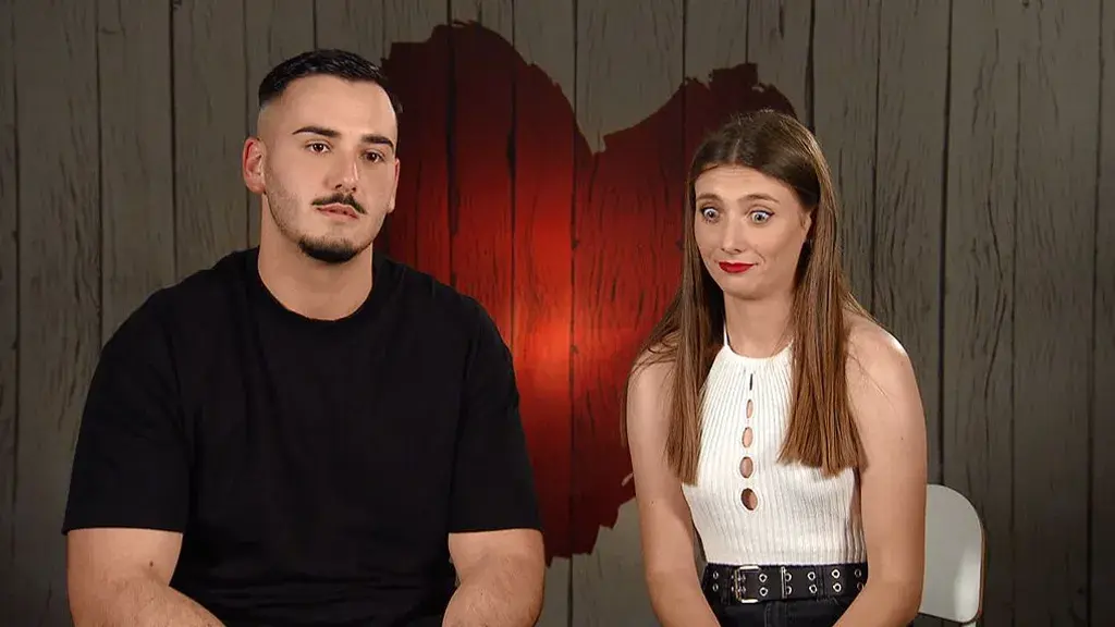 Montse y Antonio durante su entrevista en "First Dates".