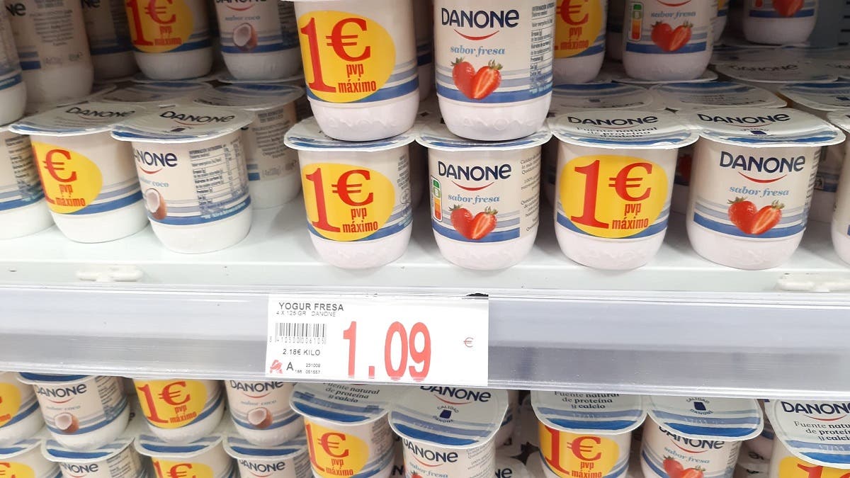 yogures Danone 