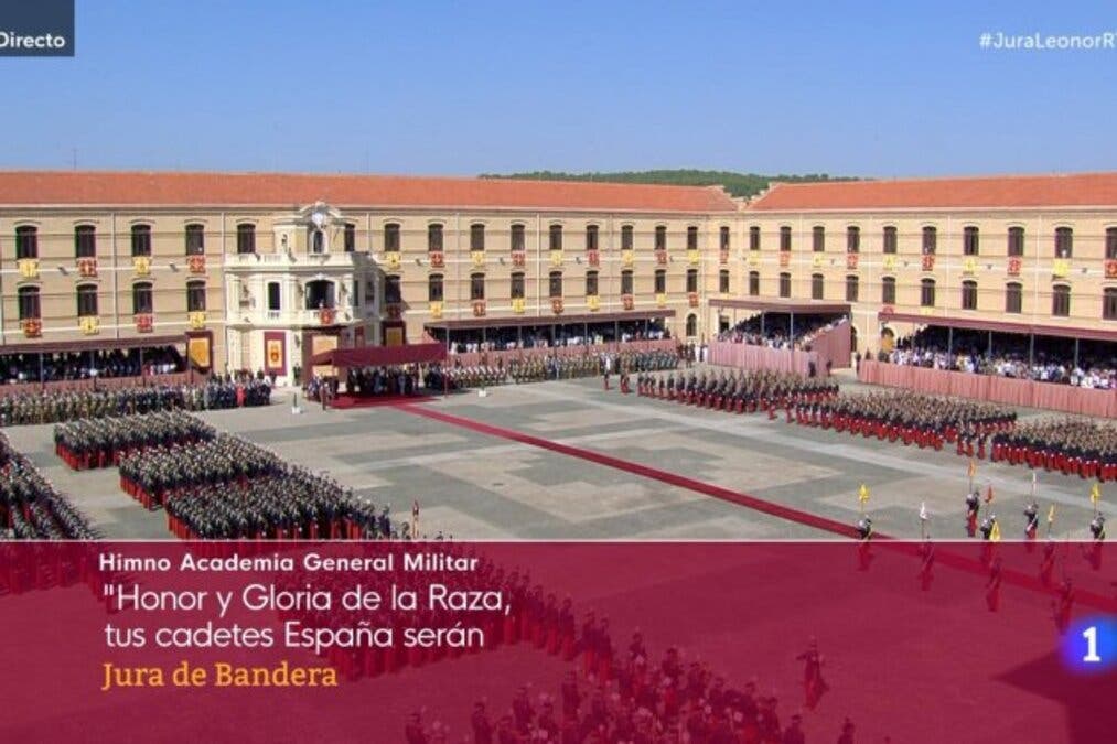 jura bandera Leonor 