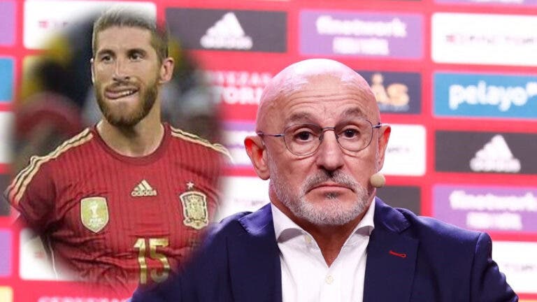 Luis de la fuente Sergio Ramos