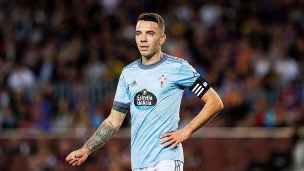 Iago Aspas, baja por sanción en el Celta