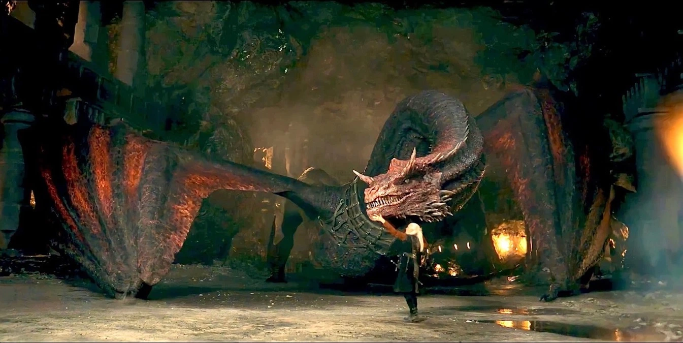 Caraxes y Daemon, absolutos protagonistas de House of the Dragon