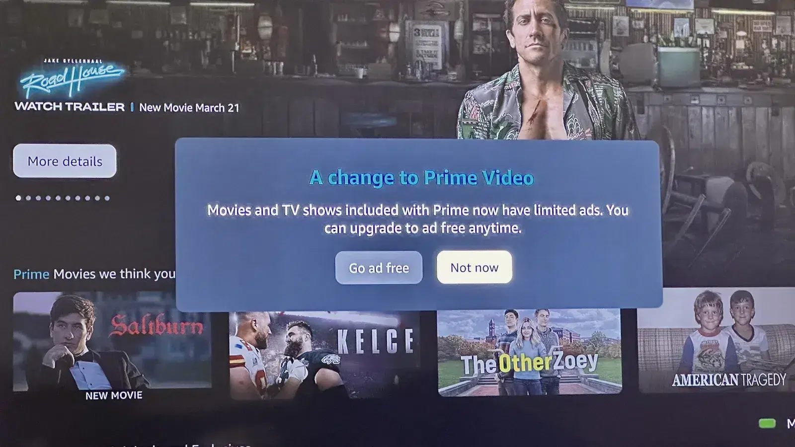 Amazon Prime Video anuncios
