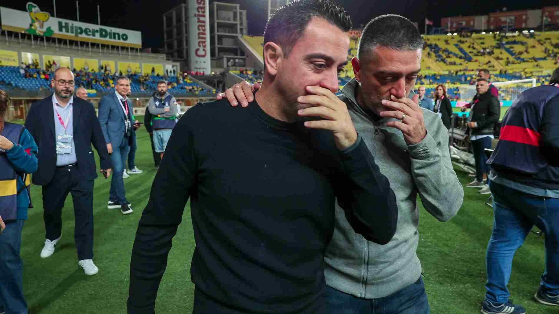 El insulto de Xavi al árbitro fue captado por las cámaras