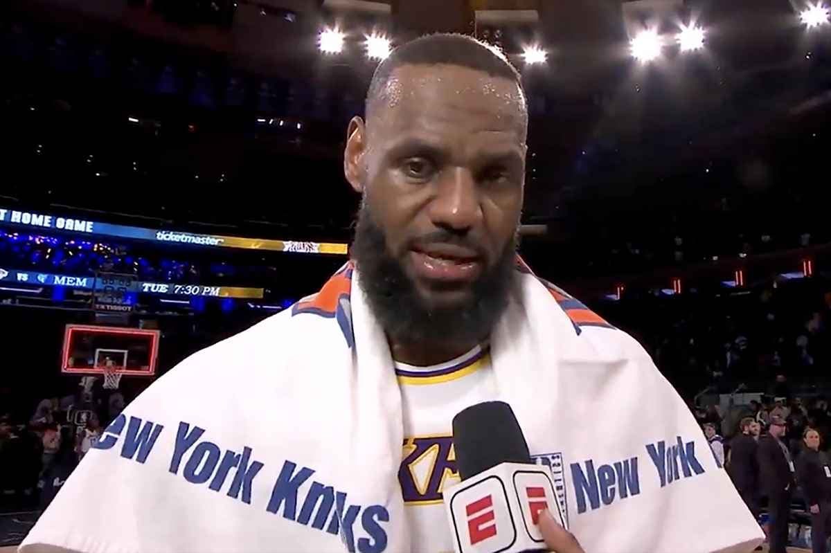 LeBron James Knicks