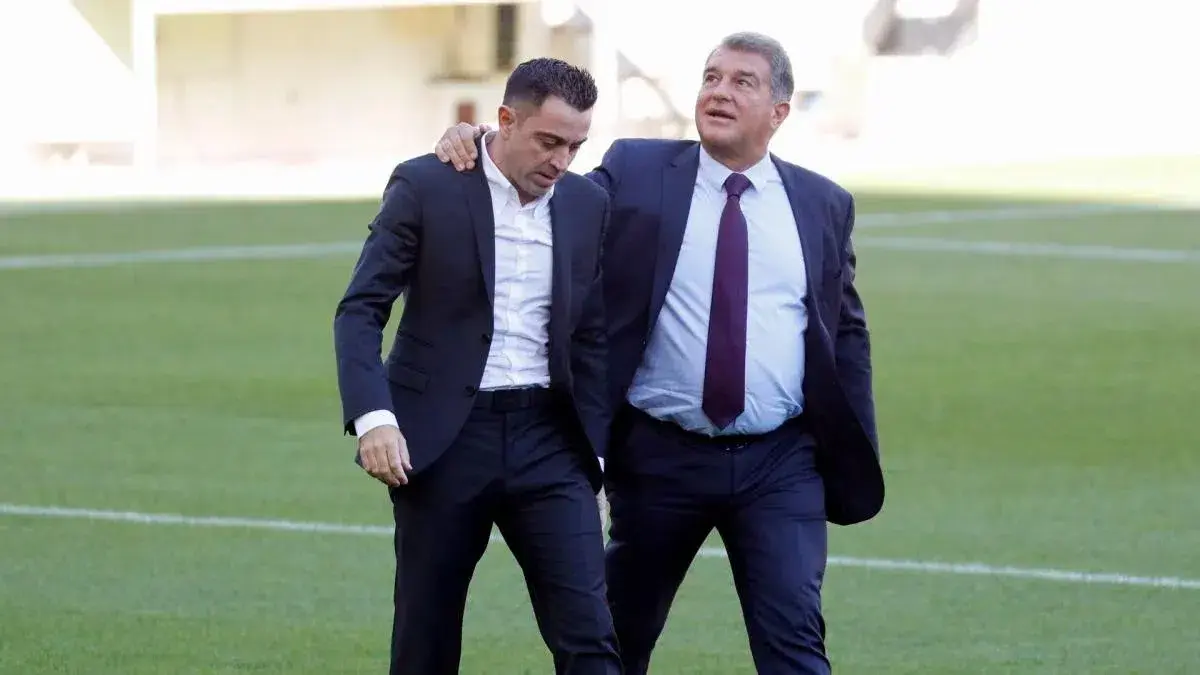 Laporta Xavi FC Barcelona