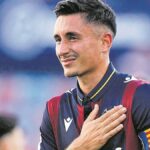 Pablo Martínez, capitán del Levante UD, pretendido por el RCD Espanyol como agente libre para la temporada 2026/27.