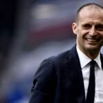 Massimiliano Allegri en el banquillo del Milan durante la temporada 2025-26, vinculado al Real Madrid como posible sustituto de Arbeloa