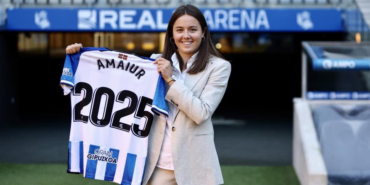 Amaiur Sarriegi en Real Sociedad