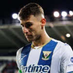 Dani Raba celebrando un gol en Butarque, confirmado como nuevo fichaje del CD Leganés para salir del descenso