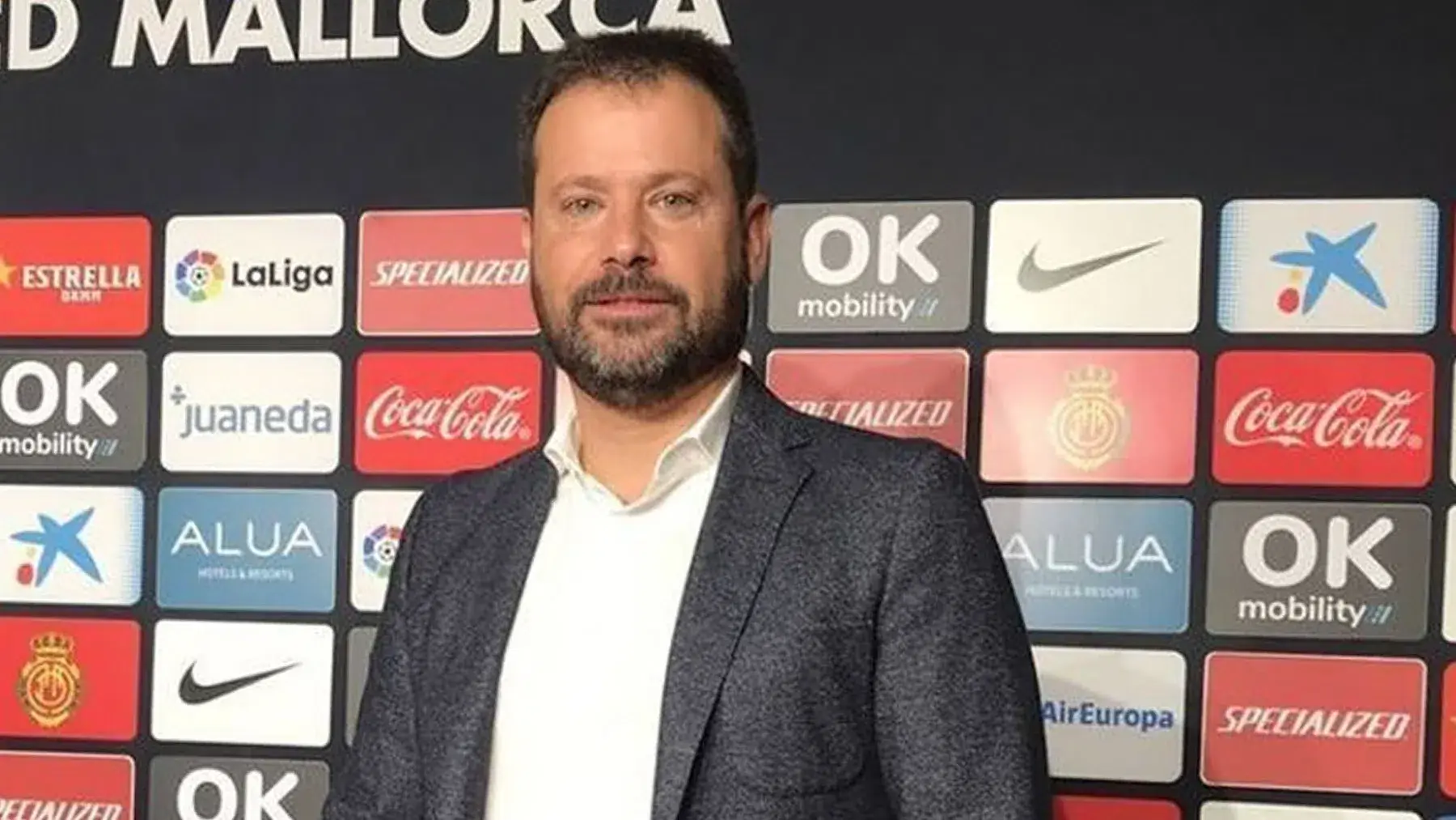El director de fútbol del Mallorca, Pablo Ortells