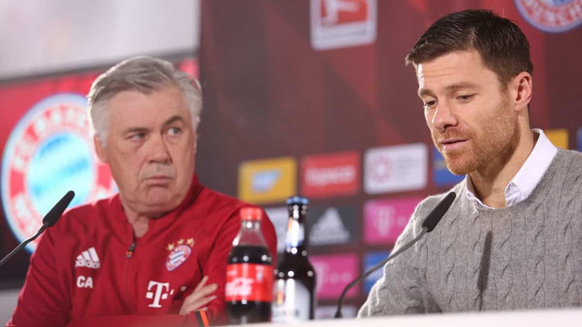 Ancelotti y Xabi Alonso