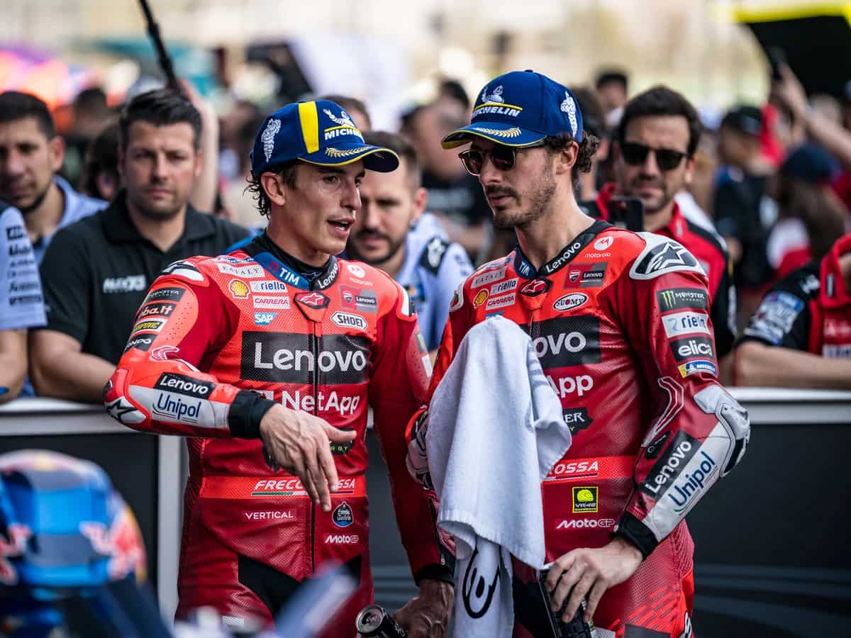 Márquez y Bagnaia