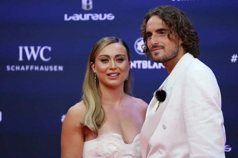 Stefanos Tsitsipas y Paula Badosa