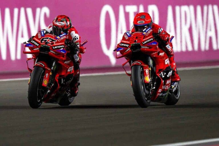 Márquez y Bagnaia