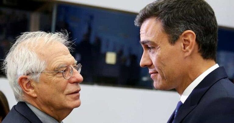 Josep Borrell y Pedro Sánchez