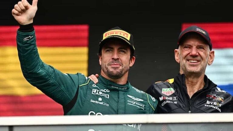 Newey y Fernando Alonso