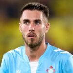 Óscar Mingueza durante un partido con el Celta de Vigo en Balaídos, pretendido por la Juventus.