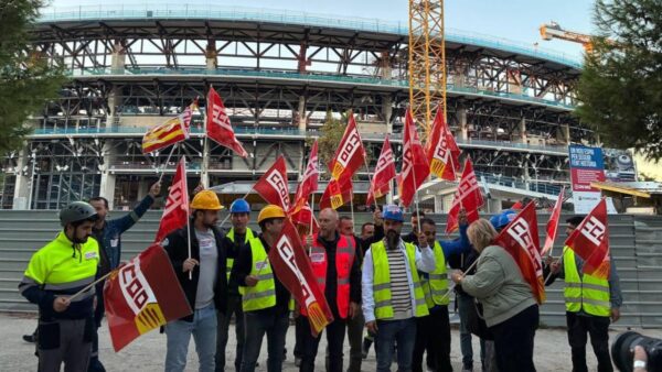 Trabajadores ilegales del Camp Nou