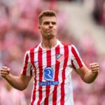 Alexander Sorloth celebrando un gol con el Atlético de Madrid ante el interés del Fenerbahçe en el mercado de invierno