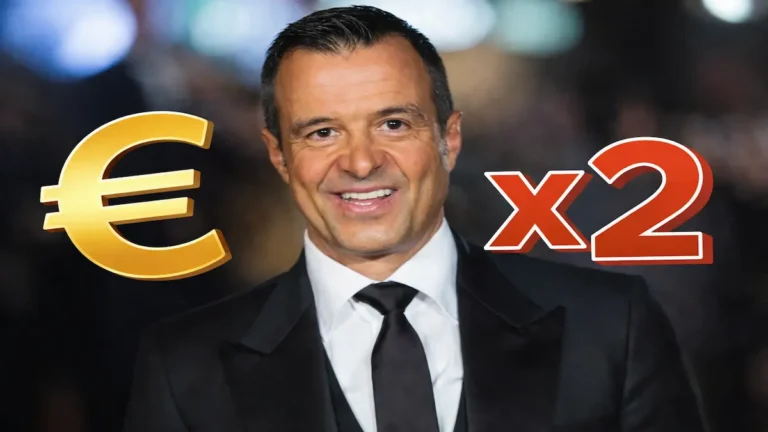 Jorge Mendes y otros agentes de futbolistas líderes en comisiones por traspasos internacionales según la FIFA.