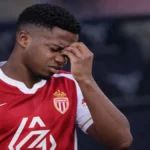 Ansu Fati durante un partido con el AS Mónaco en la Ligue 1.