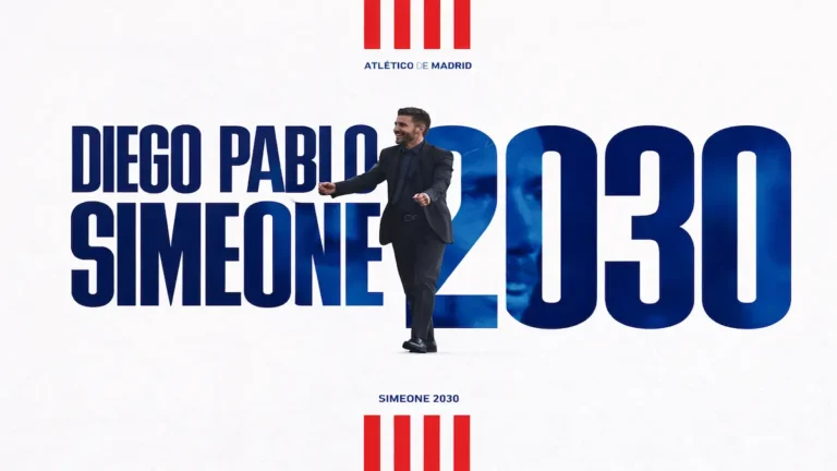 Diego Pablo Simeone y Mateu Alemany planeando el futuro del Atlético de Madrid.